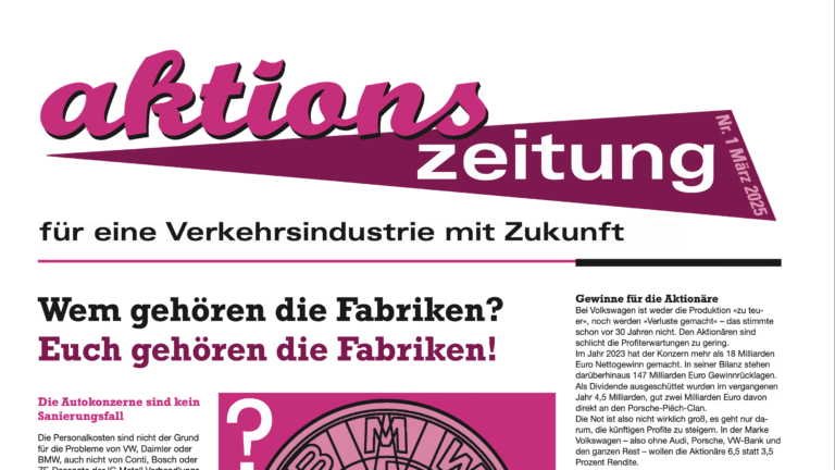Aktionszeitung Vorschau